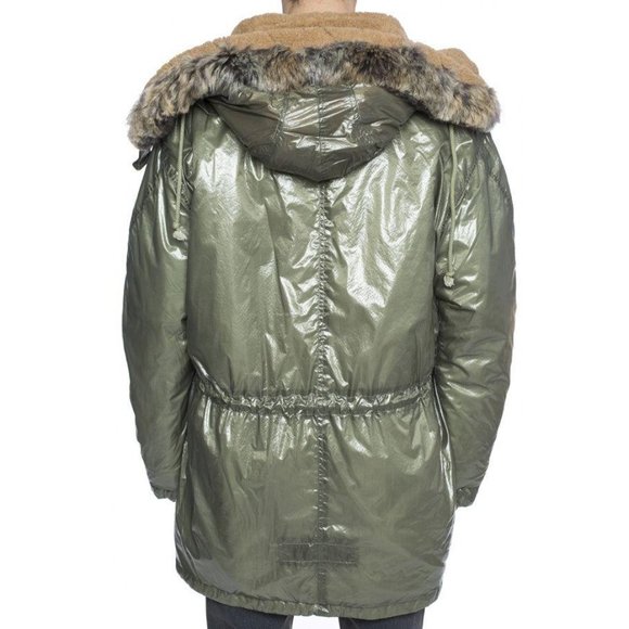 Yeezy Season 5 Long Sleeve Green Hooded Parka L - Picture 4 of 15